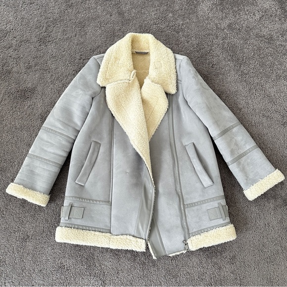 ZARA ✨Moto Biker✨ Coat - Picture 6 of 7